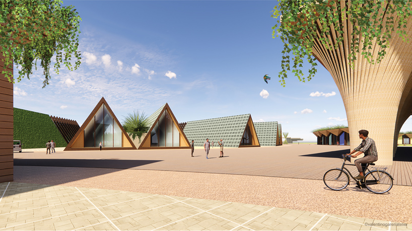 valentino gareri atelier designs a modular and sustainable village in ecuador made from 3d printed cocoa waste 7