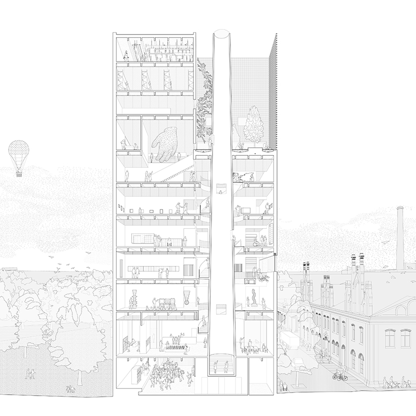 hey5 proposes a museum tower to link tamperes past and future 5