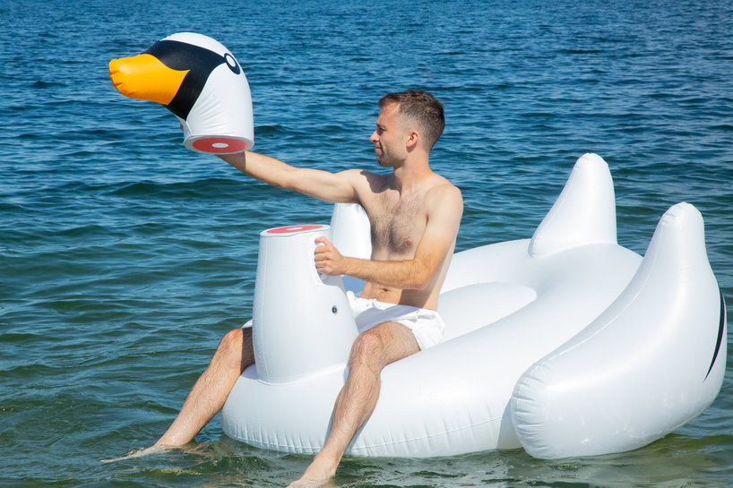 Weird swan sale float