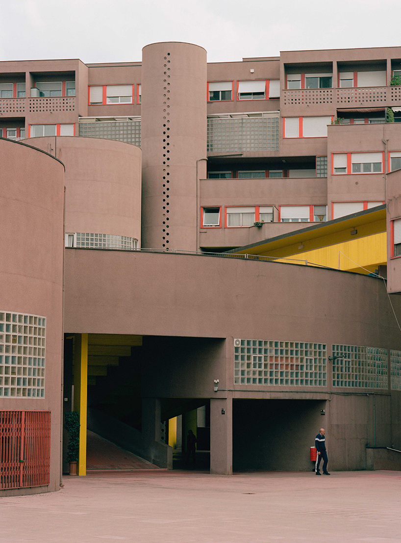 skyler dahan captures aldo rossi's gallaratese housing estate in milan