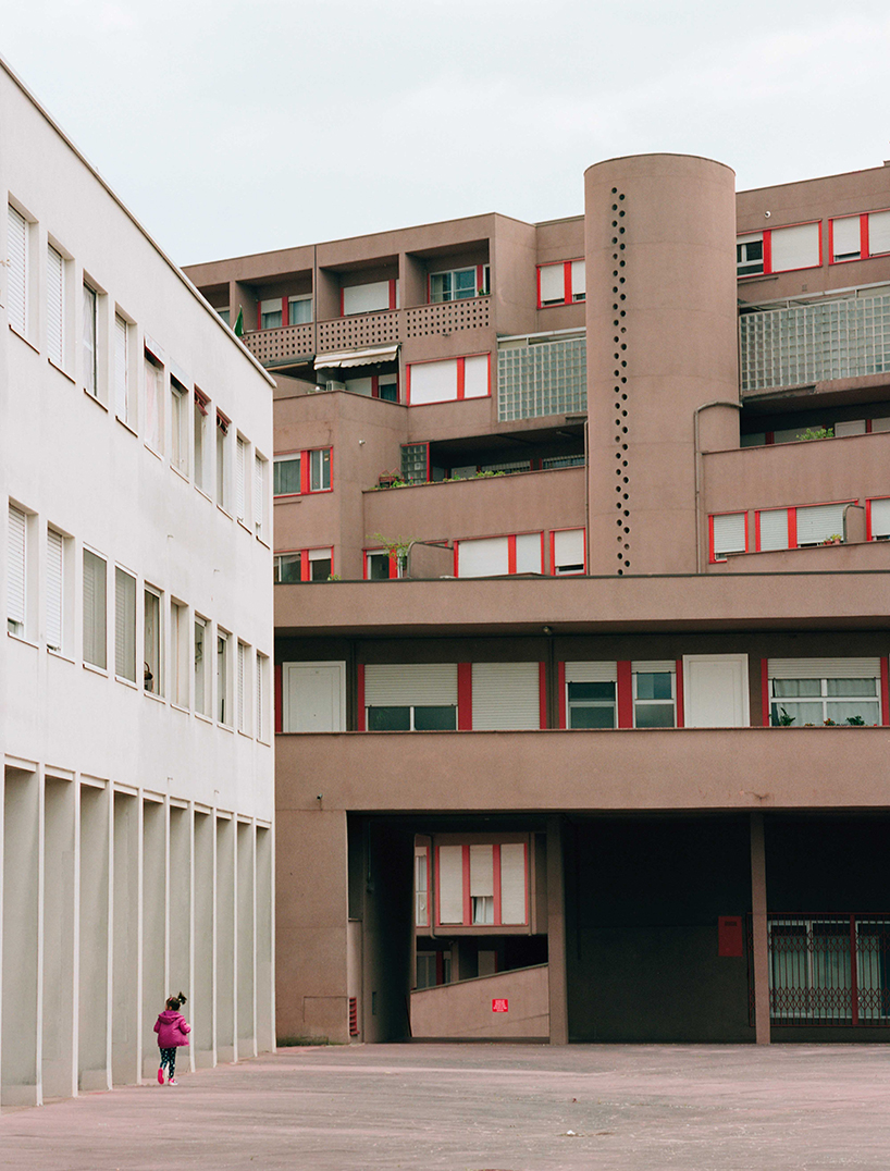 skyler dahan captures aldo rossi's gallaratese housing estate in milan