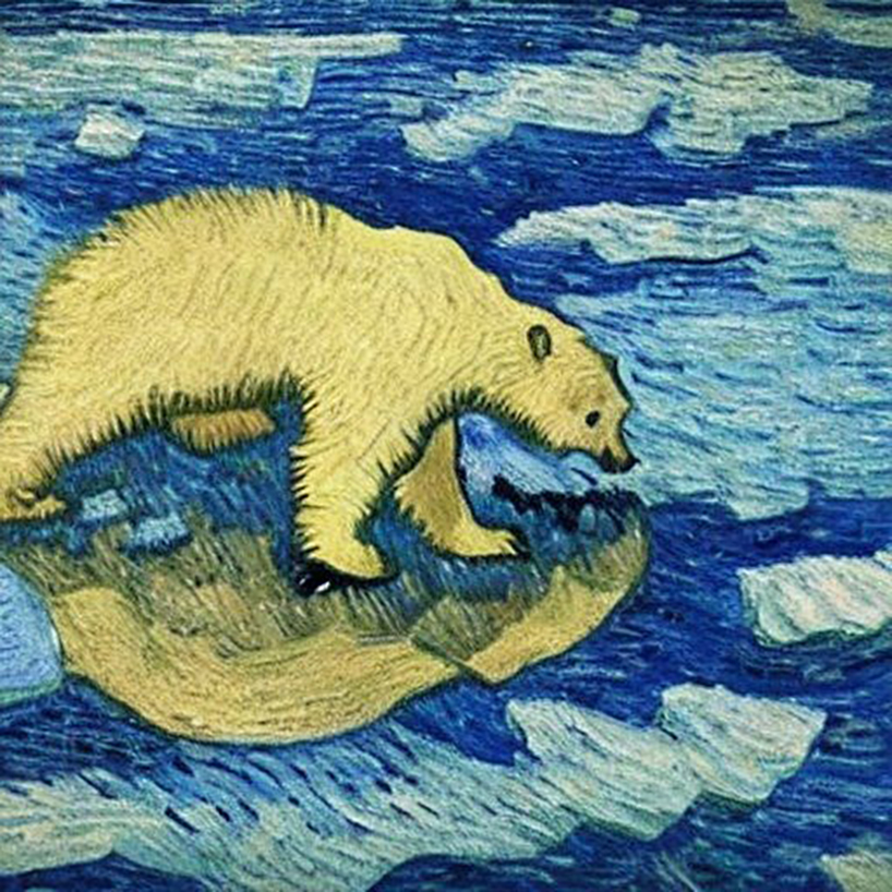AI produced climate crisis paintings by famous artists from history 1
