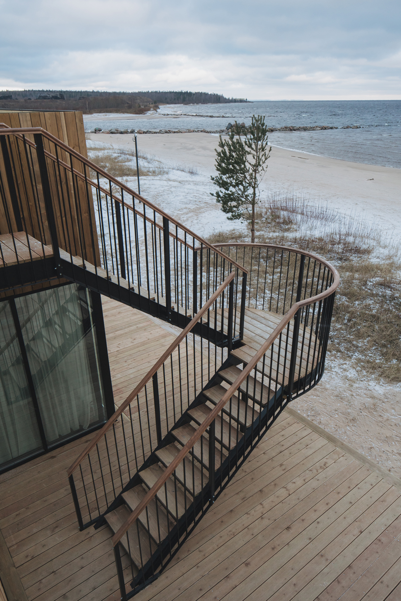 rhizome reinvents the modern villa in living room pavilion in russia