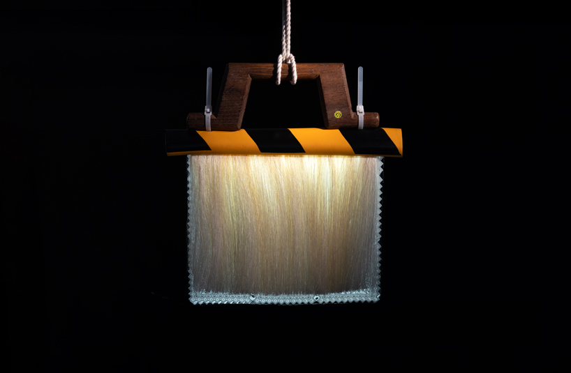 hardware store finds, craft, and yellow-and-black hazard stripes collide in hacienda okazaki - 5