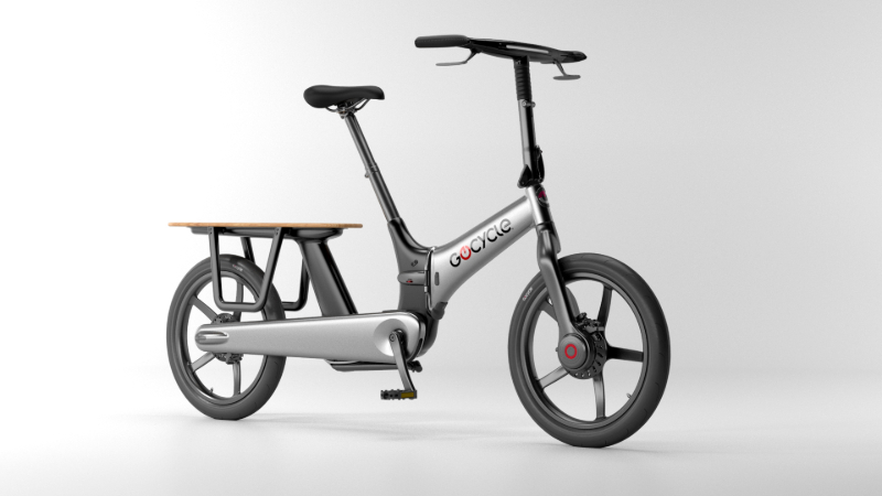 تتميز الدراجة الكهربائية Cxi Family Cargo من Gocycle بأنها أنيقة وخفيفة الوزن وقابلة للطي
