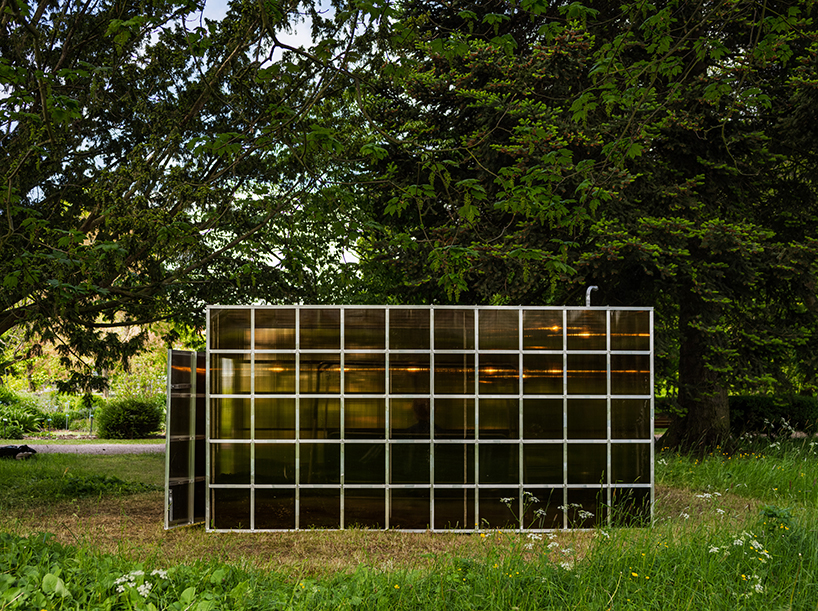 colorful sculptural greenhouses by bigert & bergström visualize future climate scenarios