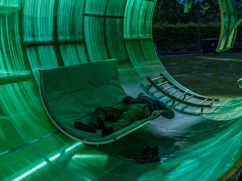 colorful sculptural greenhouses by bigert & bergström visualize future climate scenarios