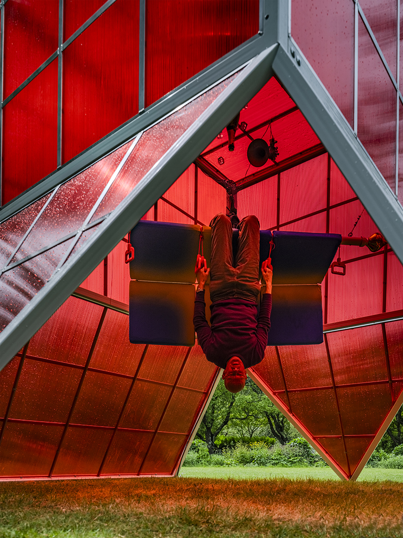 colorful sculptural greenhouses by bigert & bergström visualize future climate scenarios