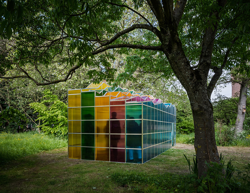 colorful sculptural greenhouses by bigert & bergström visualize future climate scenarios