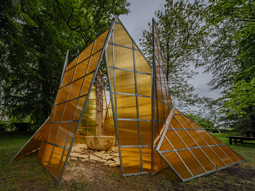 colorful sculptural greenhouses by bigert & bergström visualize future climate scenarios