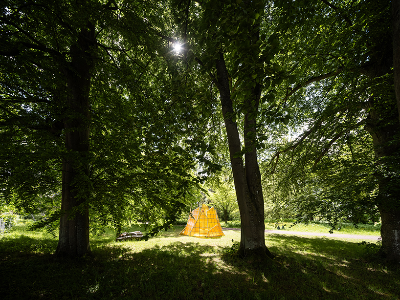 colorful sculptural greenhouses by bigert & bergström visualize future climate scenarios