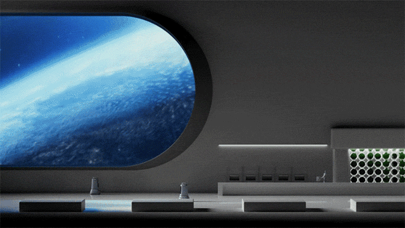 server and chef nova robots grow and deliver fresh food in space