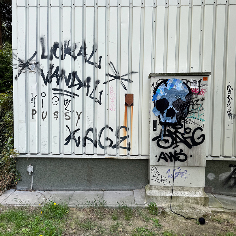 alicja kozlowska takes embroidery to the streets in her new textile graffiti series 1