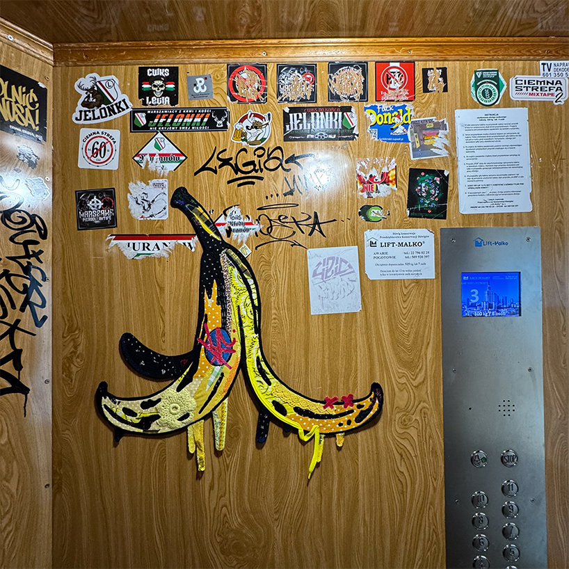 alicja kozlowska takes embroidery to the streets in her new textile graffiti series 11