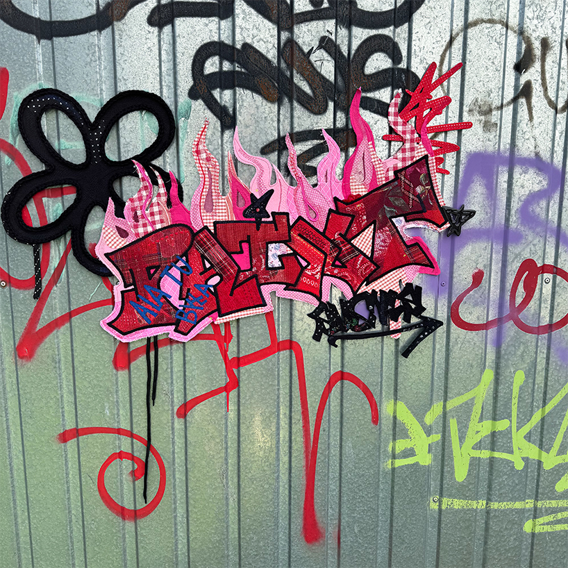 alicja kozlowska takes embroidery to the streets in her new textile graffiti series 12