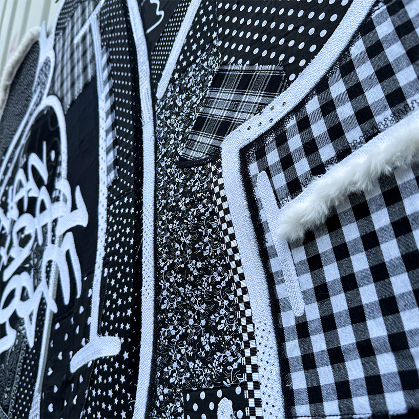 alicja kozlowska takes embroidery to the streets in her new textile graffiti series 6