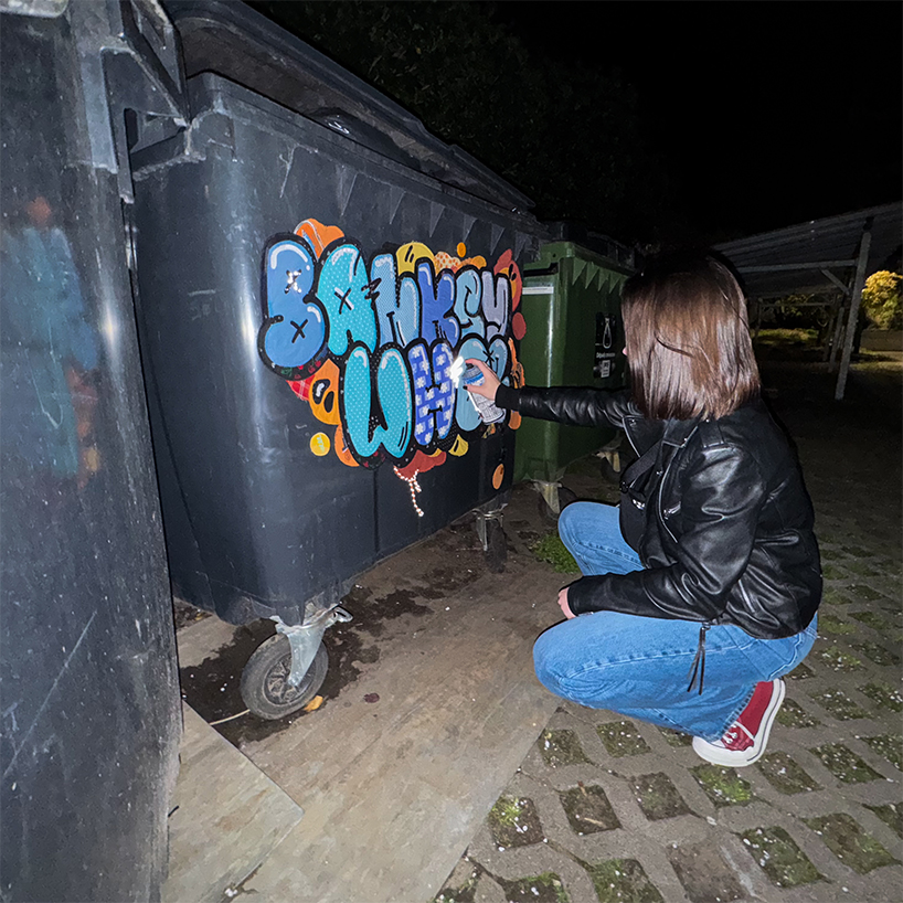 alicja kozlowska takes embroidery to the streets in her new textile graffiti series 7