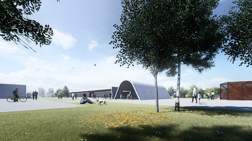 architect carlos moubarak adds an innovation center to niemeyer-designed campus in lebanon