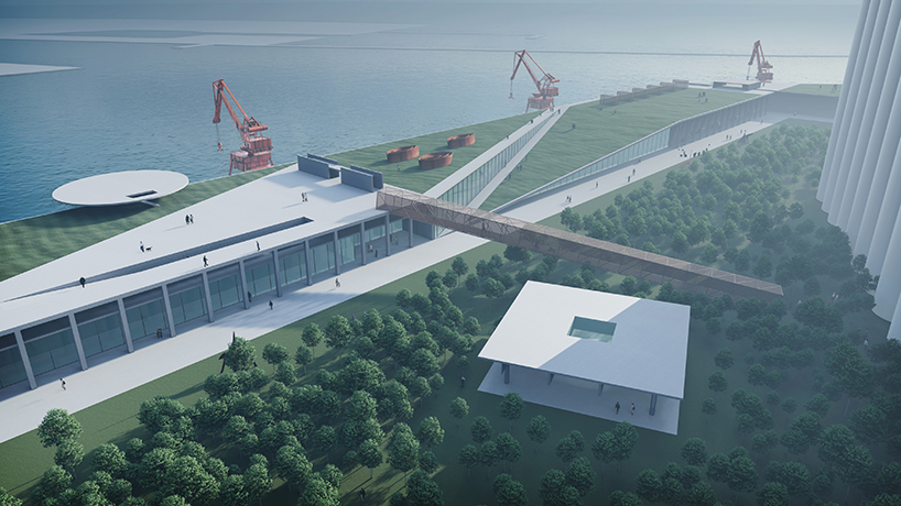 carlos moubarak memorial park beirut blast designboom