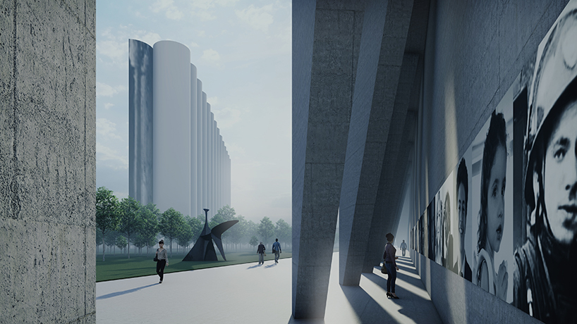 carlos moubarak memorial park beirut blast designboom