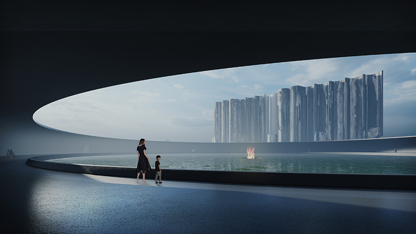 carlos moubarak memorial park beirut blast designboom