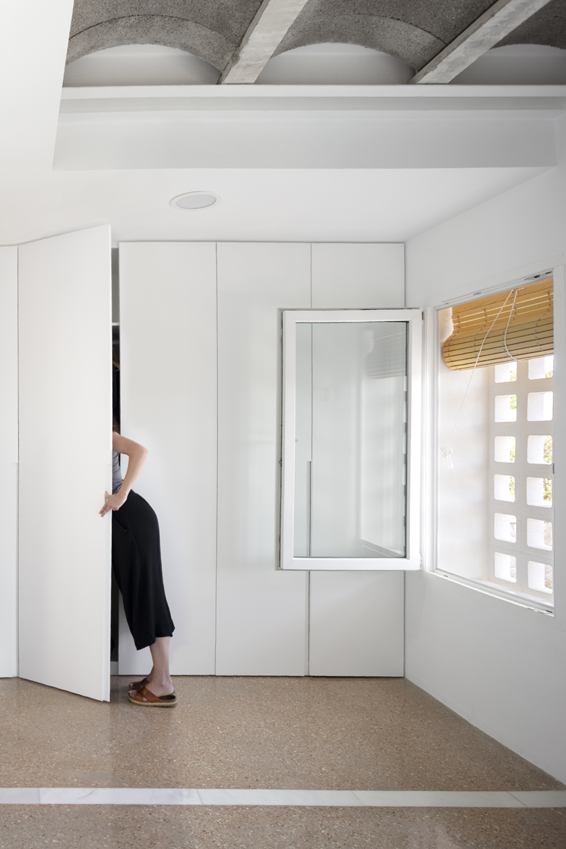 CRUX arquitectos creates light, flexible spaces for REI house in spain designboom