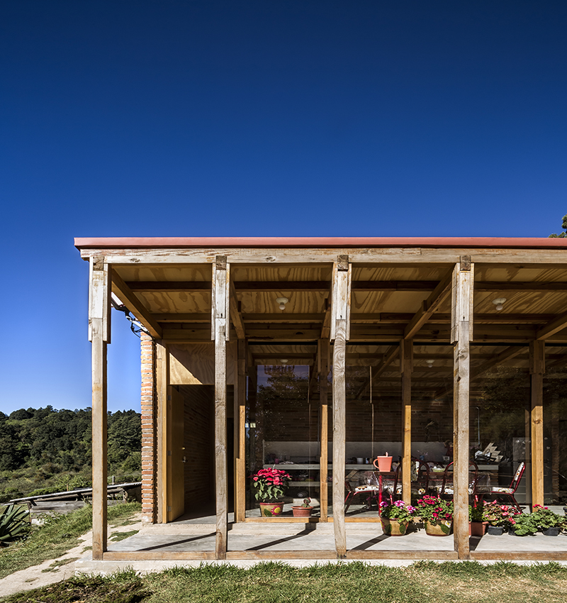 manuel cervantes estudio creates bioclimatic social housing for workers in salazar, mexico