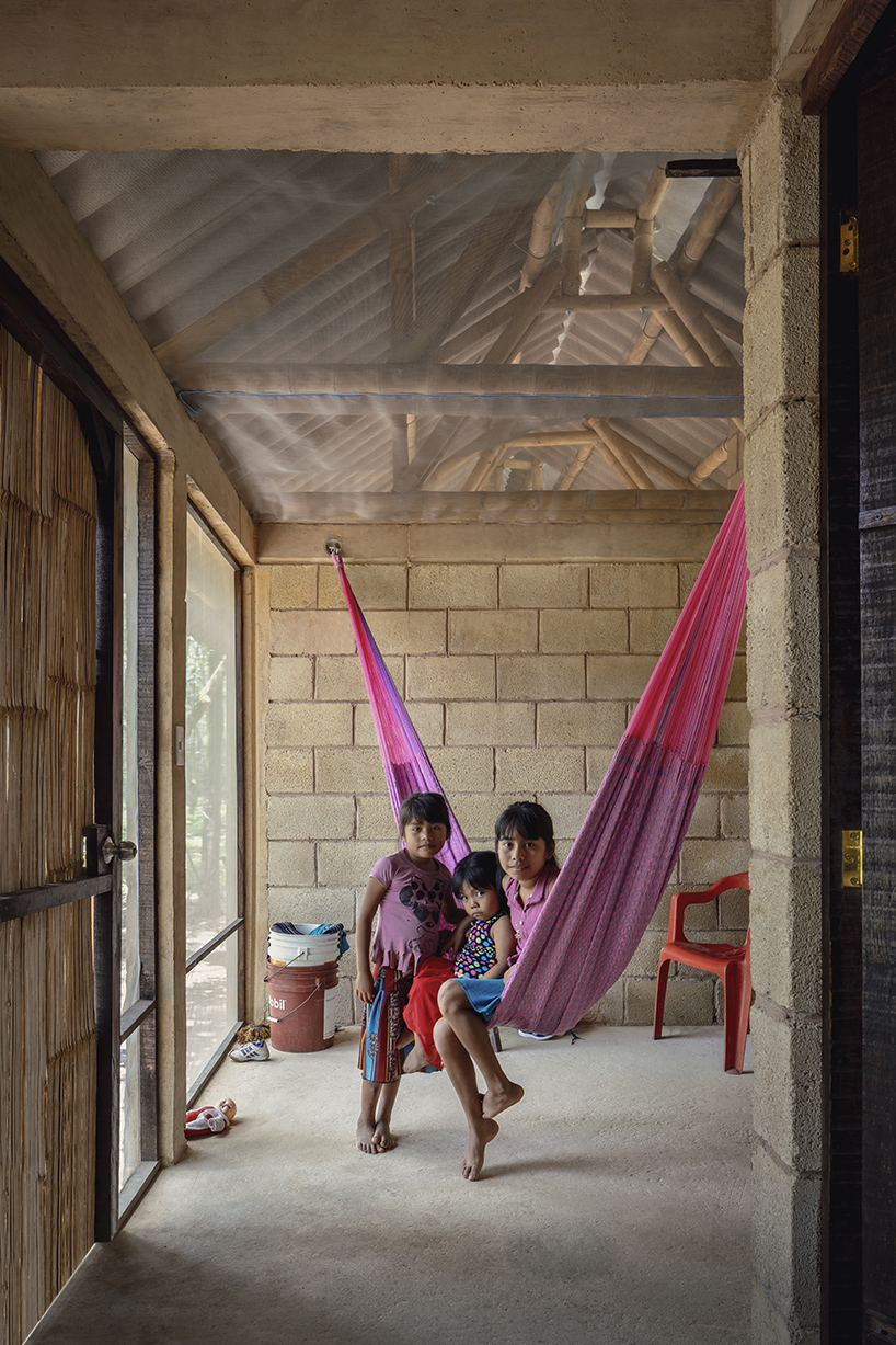 manuel cervantes estudio embeds temporary housing units among rubber trees in mexico