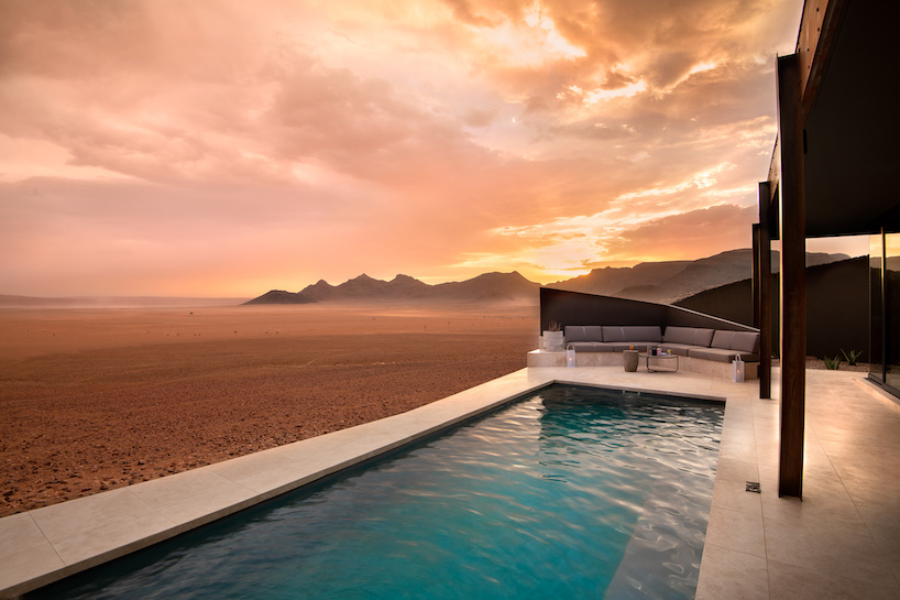 sossusvlei lodge is a sustainable getaway in the heart of africa's namib desert designboom