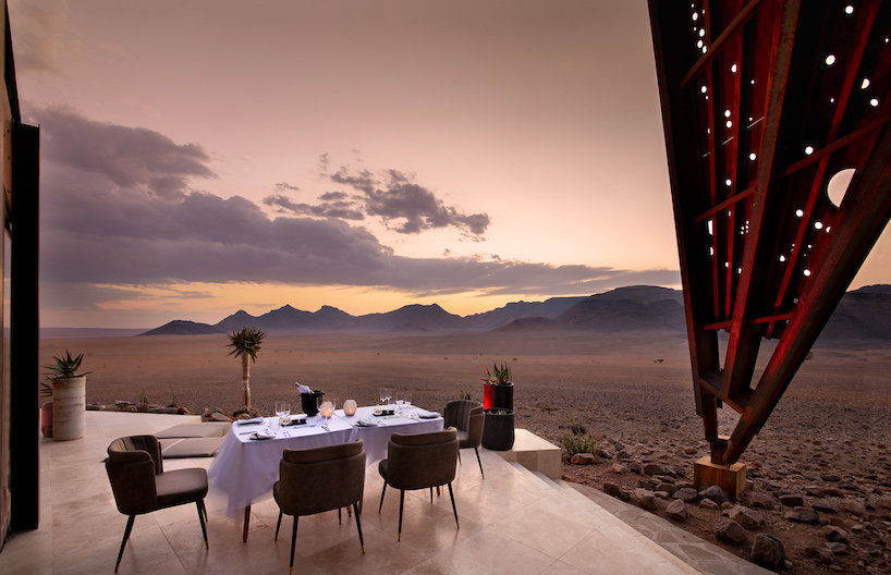 sossusvlei lodge is a sustainable getaway in the heart of africa's namib desert designboom