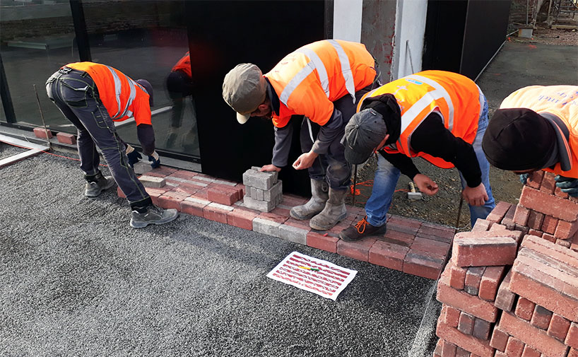arthur-louis ignoré floor of bricks rennes france designboom