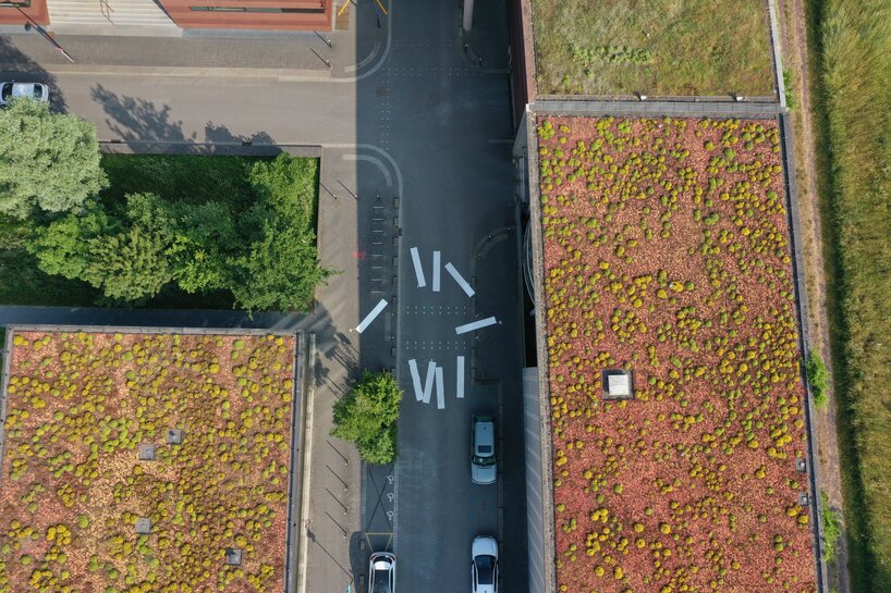 vincent broquaire's drawings add whimsy to streets of rennes to redefine urban spaces