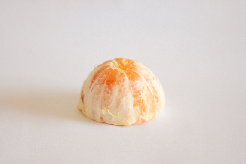 bangku tangerine oleh lorenzo vega didasarkan pada geometri desain buah