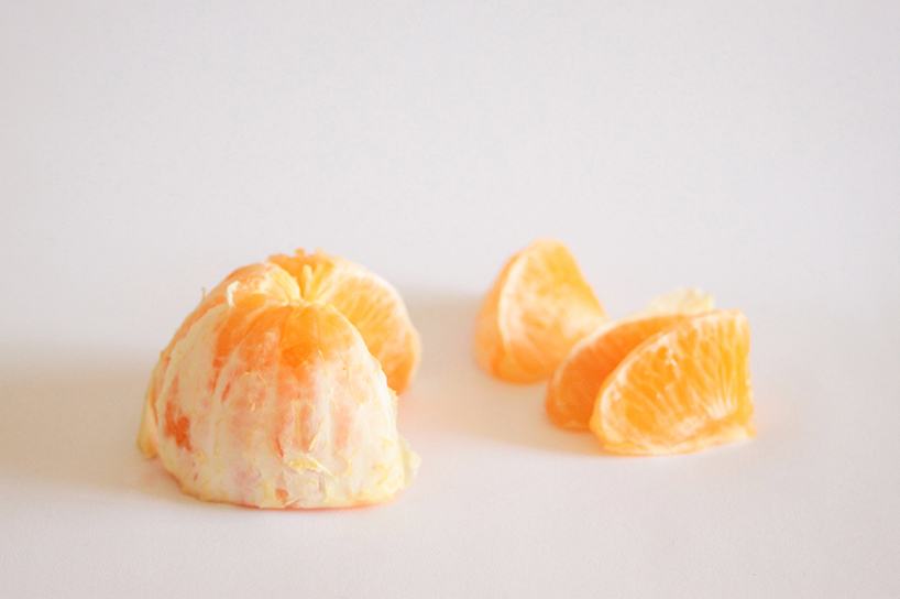 bangku jeruk keprok oleh lorenzo vega didasarkan pada geometri buah