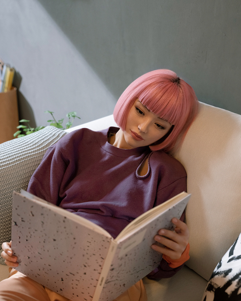IKEA shares a glimpse of home life with imma: japan’s first virtual model designboom