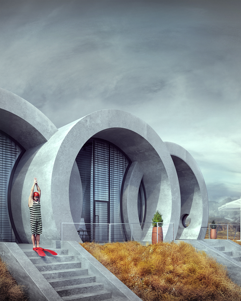 the ringshouse by wamhouse studio references the history of a famous car brand designboom