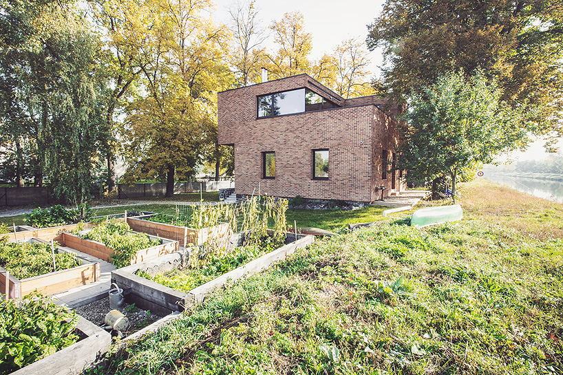 edit! renovates an old brick guardhouse to create a family home in prague designboom