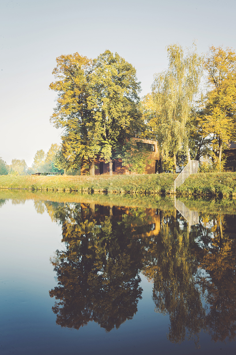 edit! renovates an old brick guardhouse to create a family home in prague designboom