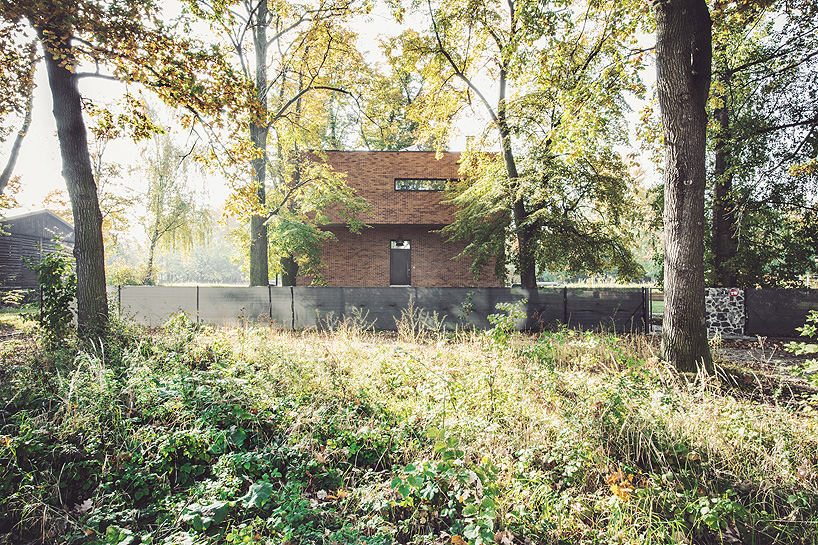 edit! renovates an old brick guardhouse to create a family home in prague designboom
