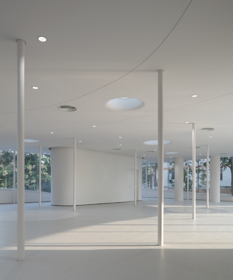 heimat architects shapes curved, elevated structure for USTC learning center in china