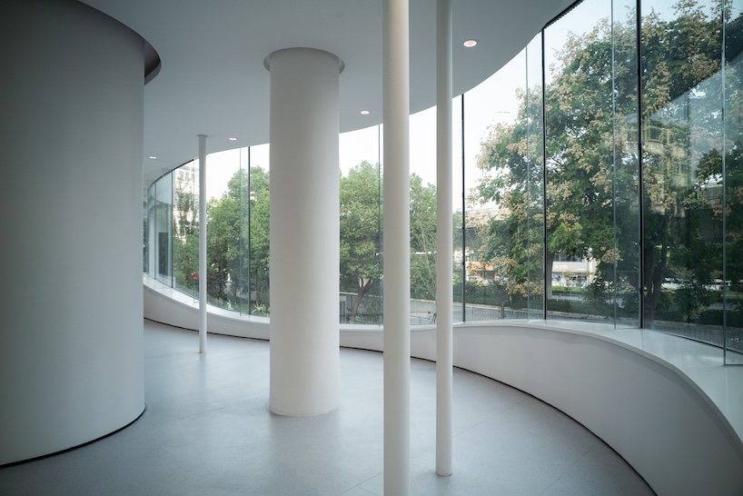 heimat architects shapes curved, elevated structure for USTC learning center in china