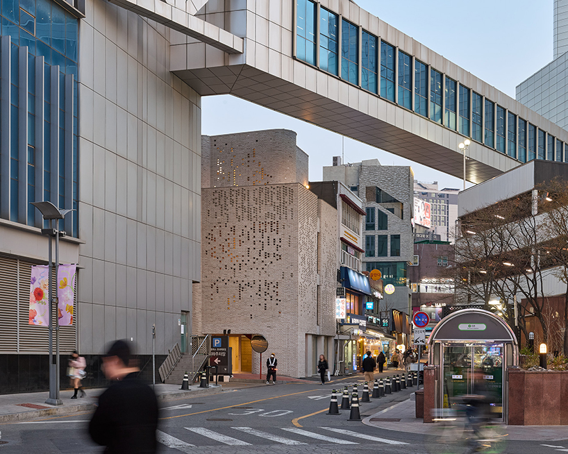 Forma de ladrillo perforado en forma nominal en edificios de Seúl restaurados