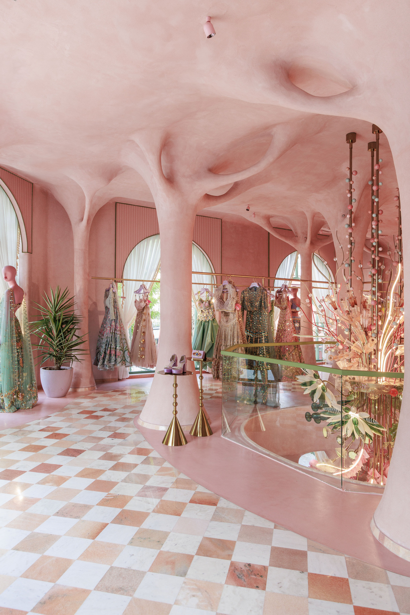 straight out of a fairytale, blossomed silhouettes wrap 'papa don't preach' delhi store