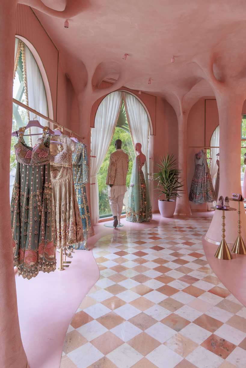 straight out of a fairytale, blossomed silhouettes wrap 'papa don't preach' delhi store