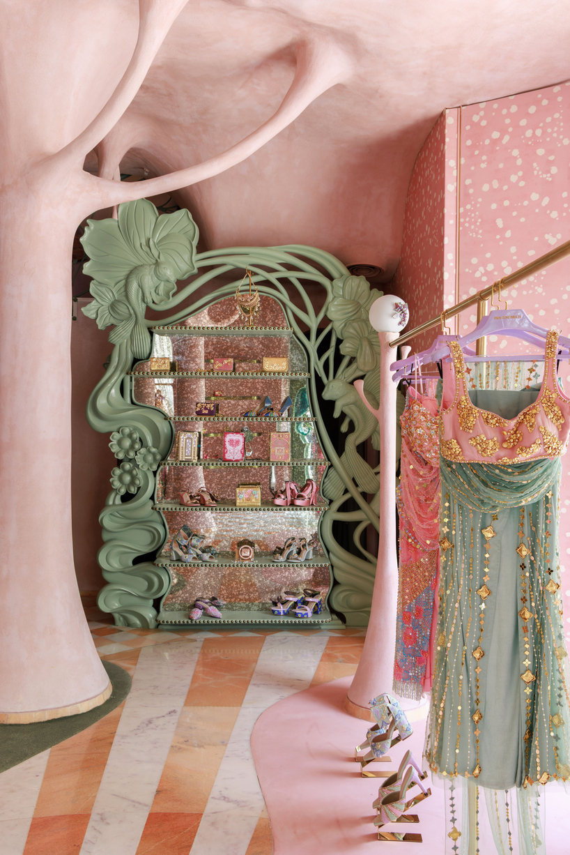 straight out of a fairytale, blossomed silhouettes wrap 'papa don't preach' delhi store