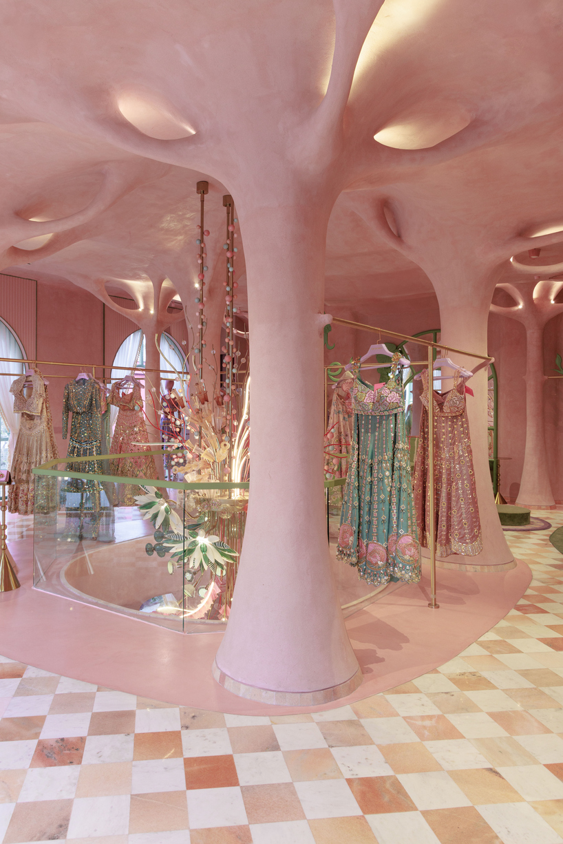 straight out of a fairytale, blossomed silhouettes wrap 'papa don't preach' delhi store
