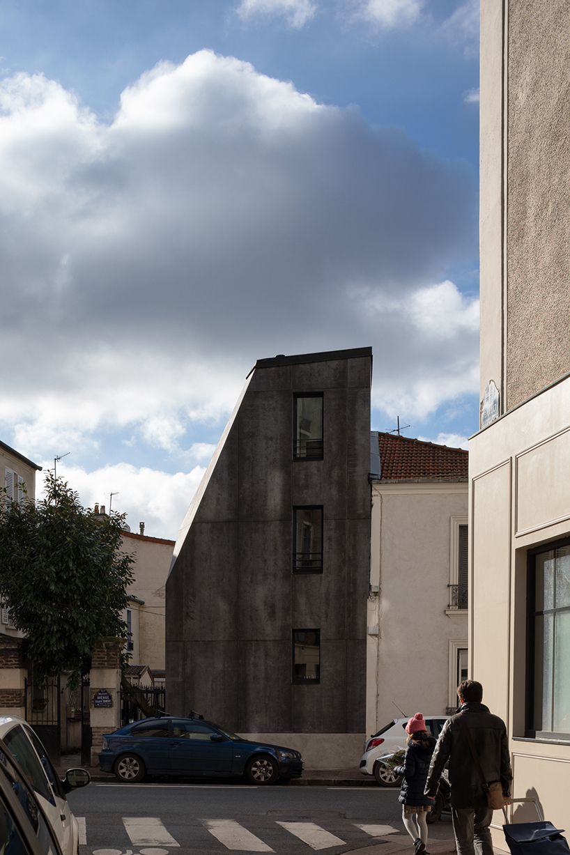 tectone crafts a monolithic concrete volume for a residential renovation in france
