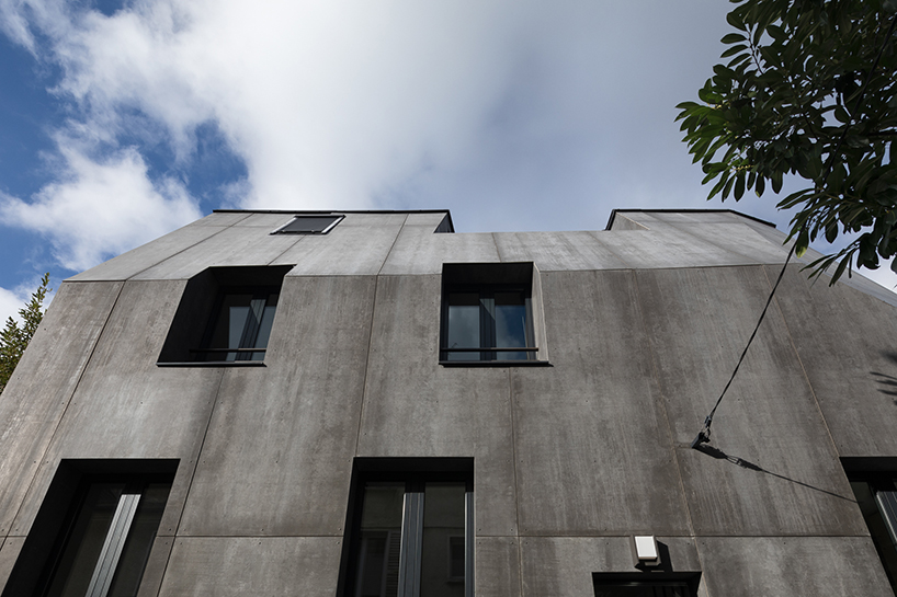 tectone crafts a monolithic concrete volume for a residential renovation in france