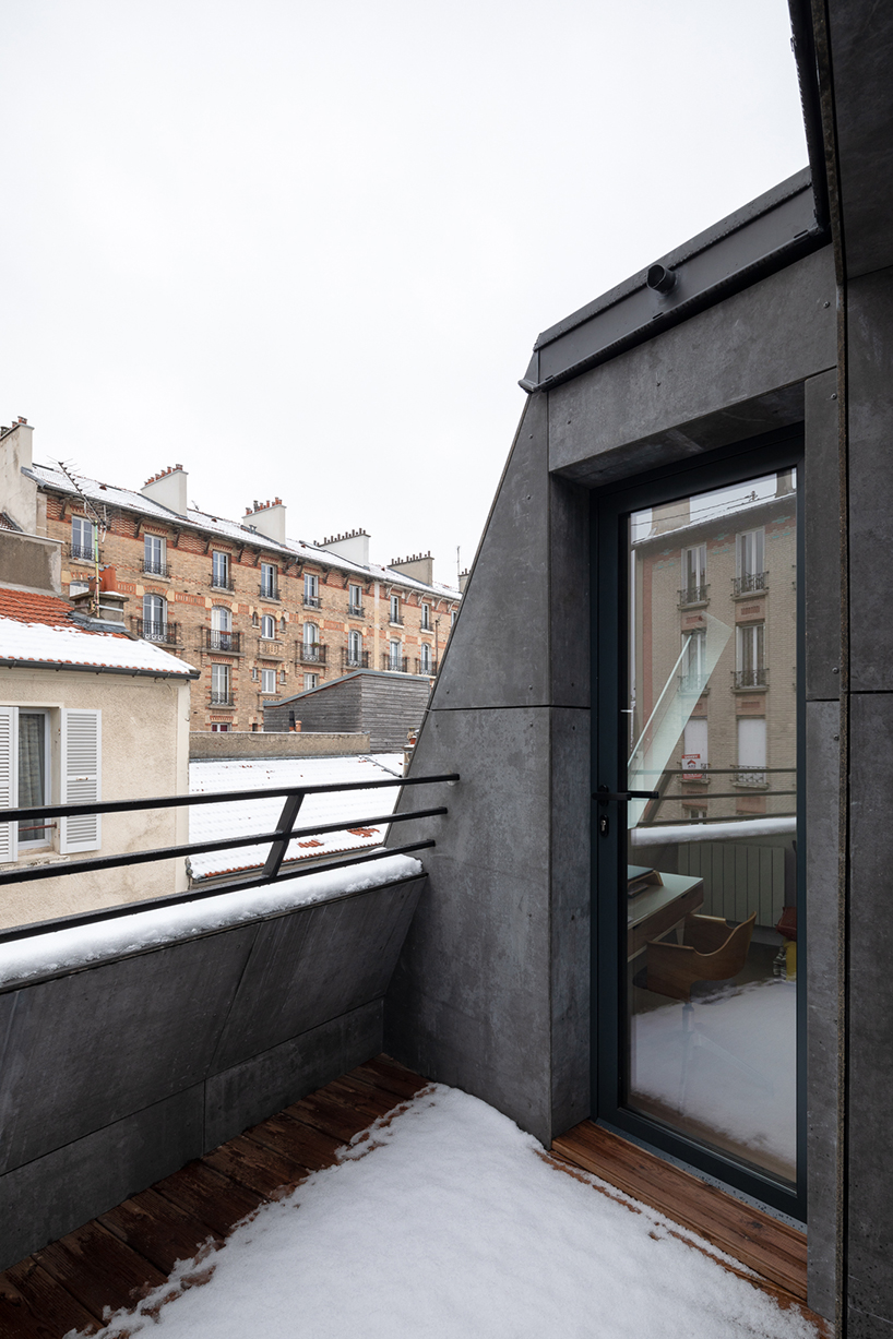 tectone crafts a monolithic concrete volume for a residential renovation in france