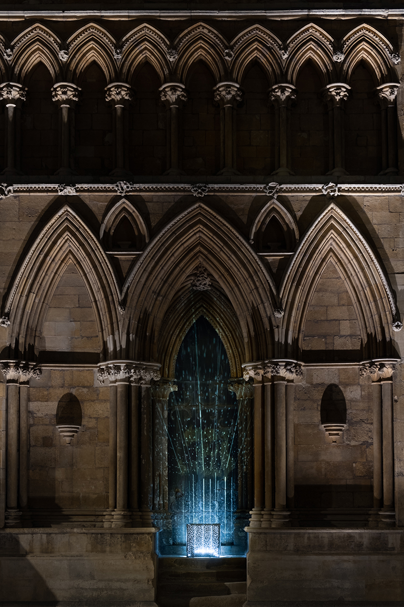 inclume lights up lincoln cathedral with playful 'stellar' installation designboom